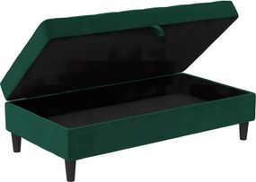 Зелена кадифена табуретка Presley – Støraa