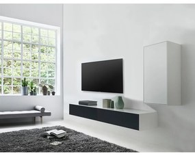 Комплект бяла маса и шкаф за телевизор Edge by Hammel - Hammel Furniture