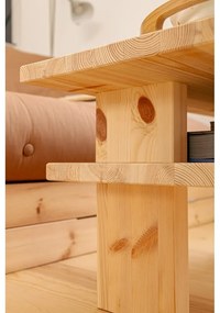 Кафява масичка за кафе от масивен бор 45x68 cm Japan – Karup Design