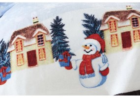 Одеяло с коледен мотив със смес от памук 150x200 cm – Mila Home