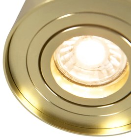 Прожектор златист/месинг наклоняем и въртящ се - Rondoo up