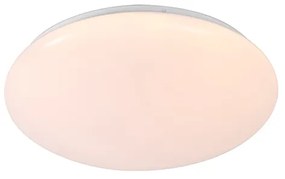 Таванна лампа бяла 33 см с LED и димер с дистанционно управление - Iene