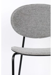 Сиви бар столове в комплект от 2 броя 96 см Donny - White Label