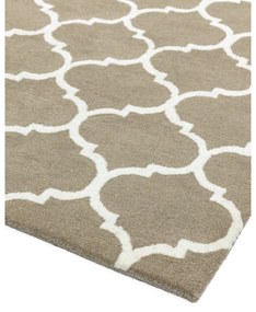 Светлокафяв ръчно изработен вълнен килим 160x230 cm Albany – Asiatic Carpets