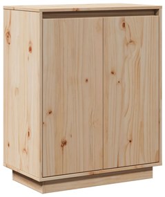 813345 vidaXL Сайдборд, 60x34x75 см, бор масив