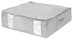 Вакуумна подсилена текстилна кутия за съхранение на дрехи 56x56x16,5 cm Granit – Compactor