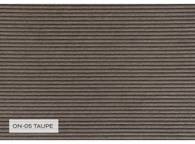 Кафяв разтегателен ъглов диван от рипсено кадифе (десен ъгъл) Lofty Lilly – Miuform