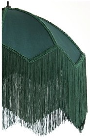 Висящо осветително тяло в петролен цвят с текстилен абажур ø 40 cm Malacia – Light &amp; Living