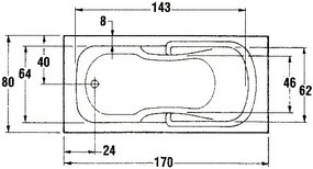 Вана Sanitec Pauline