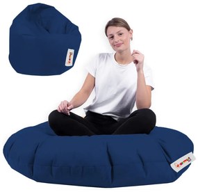 Градински пуф Iyzi 100 Cushion Pouf, цвят Тъмно син