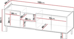 ТВ мебели System 72-Mauro - Fusiko