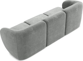 Сив шенилов диван 244 cm Lani – Makamii