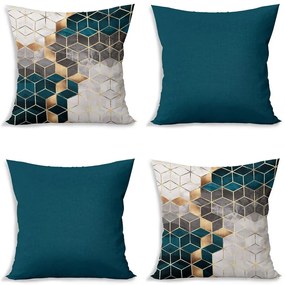 Калъфки за възглавници в комплект от 4 броя 43x43 cm Optic - Minimalist Cushion Covers