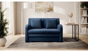 Син кадифен сгъваем диван 130 cm Ario – ELTAP