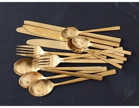Стоманен прибори за хранене 16 бр. в месингов цвят Brass – Bitz