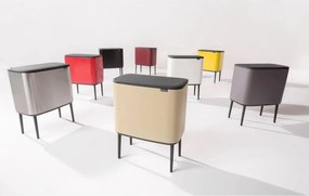 Кош за боклук Brabantia Bo Touch 651106, 36 л, Плавно и безшумно отваряне, Голям отвор, Черен