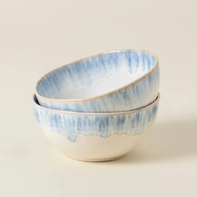 Керамична купа в светлосиньо-бяло ø 16 cm Brisa - Costa Nova