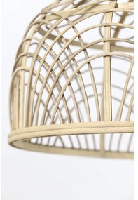 Лампа за таван в естествен цвят с абажур от ратан ø 42 cm Pocita - Light &amp; Living