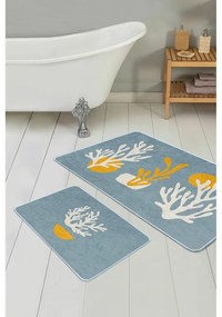 Сини килими за баня в комплект 2 бр. 60x100 cm – Mila Home