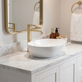 Смесител за баня Rea Rivo Brush Gold