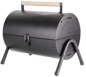 Барбекю Ziel Grill CG309, 41x28x36 см, Въглеродна стомана, Заключващ механизъм, Черен