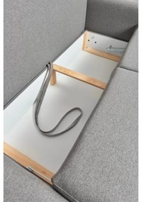 Светло сив променлив ъглов диван Pop - Bonami Selection