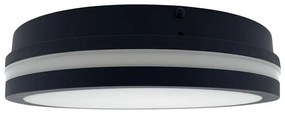LED Плафон за баня със сензор ELLÉ LED/24W/230V Ø 26 см IP54 антрацит