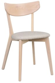 Трапезен стол в бежов и естествен цвят Ami – Rowico