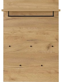 Панел за закачалки в дъбов декор в естествен цвят Fremont - Germania