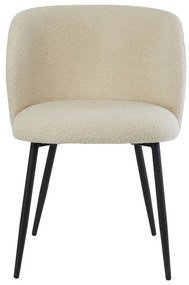 Бежов тапициран трапезен стол Elyna – Light &amp; Living