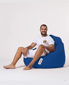 Градински пуф Premium XXL, цвят Син