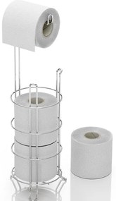 Поставка за тоалетна хартия tekno tel mg 093, 4 ролки, 18х55 см, хром