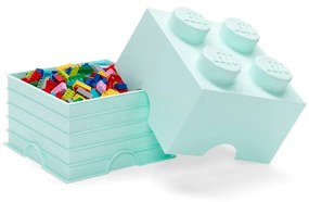 Светлосиня квадратна кутия за съхранение - LEGO®