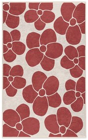 Червен килим подходящ за пране 120x180 cm Red Meadow – Mila Home