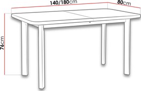 Разтегателна маса Venus II P- Kerasi