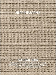 Бежов ръчно изработен вълнен килим 200x300 cm Camden Parker – Ted Baker