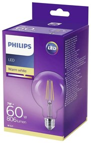 LED Крушка VINTAGE Philips E27/7W/230V 2700K