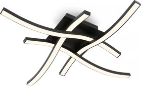 Brilo 3677-045 - LED таванно осветително тяло LED/14,4W/230V черно