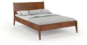 Двойно легло от букова дървесина с декор от орех , 180 x 200 cm Visby Radom - Skandica