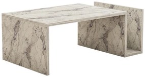 Холна маса MONEL в сив мраморен декор