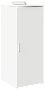 859033 vidaXL Шкаф за съхранение, бял, 40x45x103,5 см, инженерно дърво