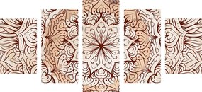 картини от 5 части – Абстрактна етническа Мандала