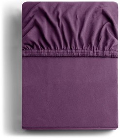 Лилав еластичен чаршаф от джърси 160x200 cm Amber – Restilo