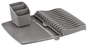 Horecano - Пластмасов стелаж / сушилник за чинии от 3 части 40x30,5xh11,5см terra HOME-(TRN-199-05)