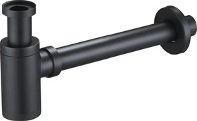 Mexen полуcифон за мивка кръгъл, черен античен - 79950-79