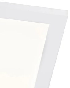 Таванна лампа от стомана 120 см с LED с дистанционно управление - Liv