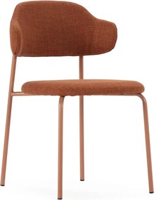 Трапезни столове в комплект от теракотени 4 бр. Adriel – Marckeric