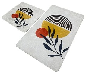 Светлосиви килими за баня в комплект от 2 бр. 60x100 cm Le Soleil – Foutastic