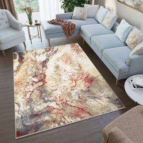 Дизайнерски килим с абстрактна шарка за всекидневната Ширина: 120 см | Дължина: 170 см