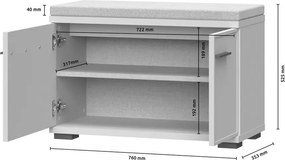 Табуретка за Съхранение Фантом Плюс